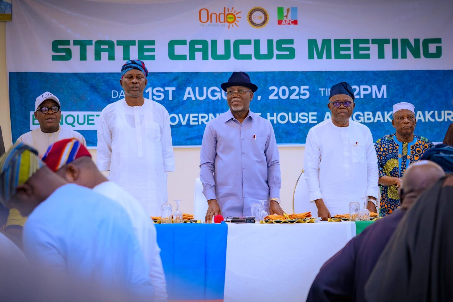 Gov Aiyedatiwa Hosts APC Leaders Caucus, Launches ‘Ondo State For Tinubu 2027’