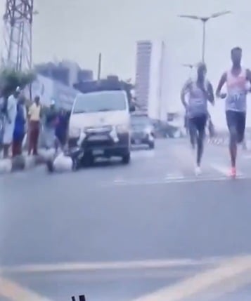 Ambulance knocks down man at Lagos marathon