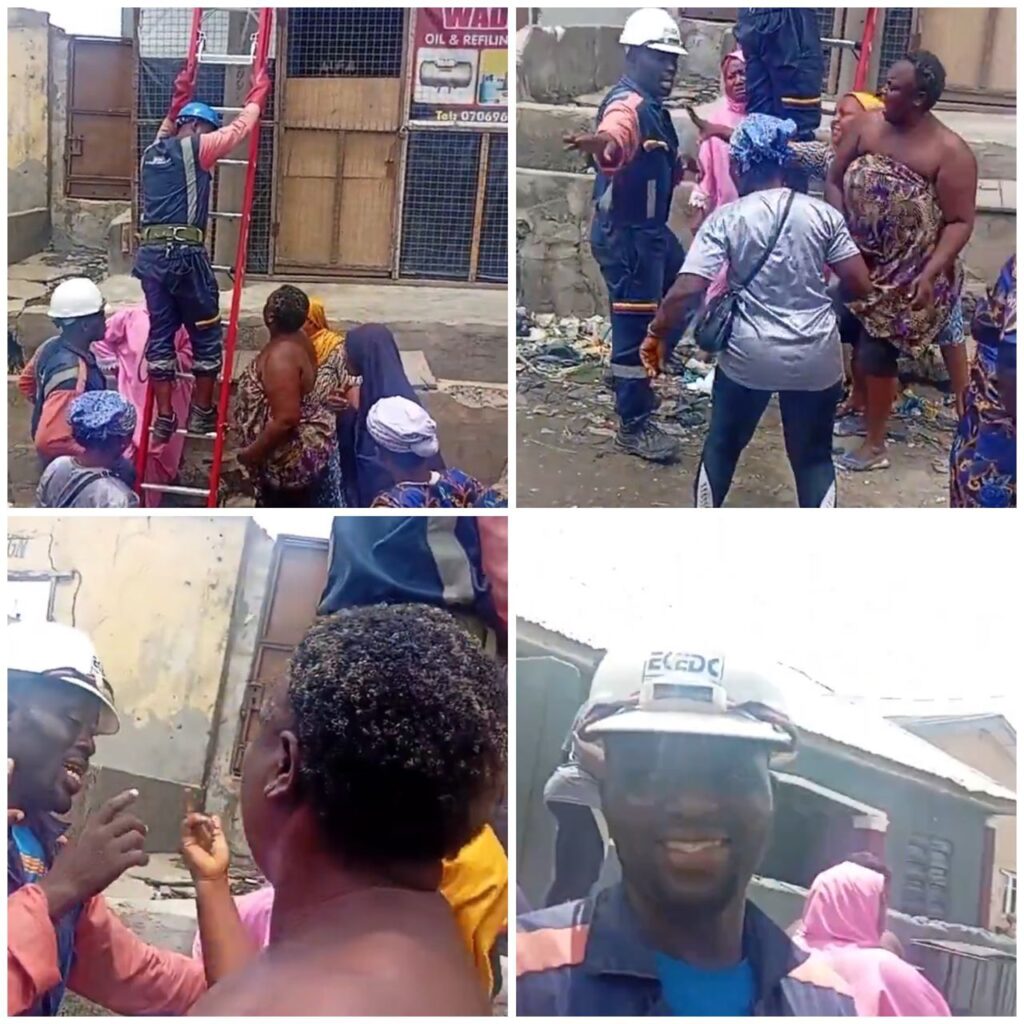 Women stop DisCo officials from cutting power supply