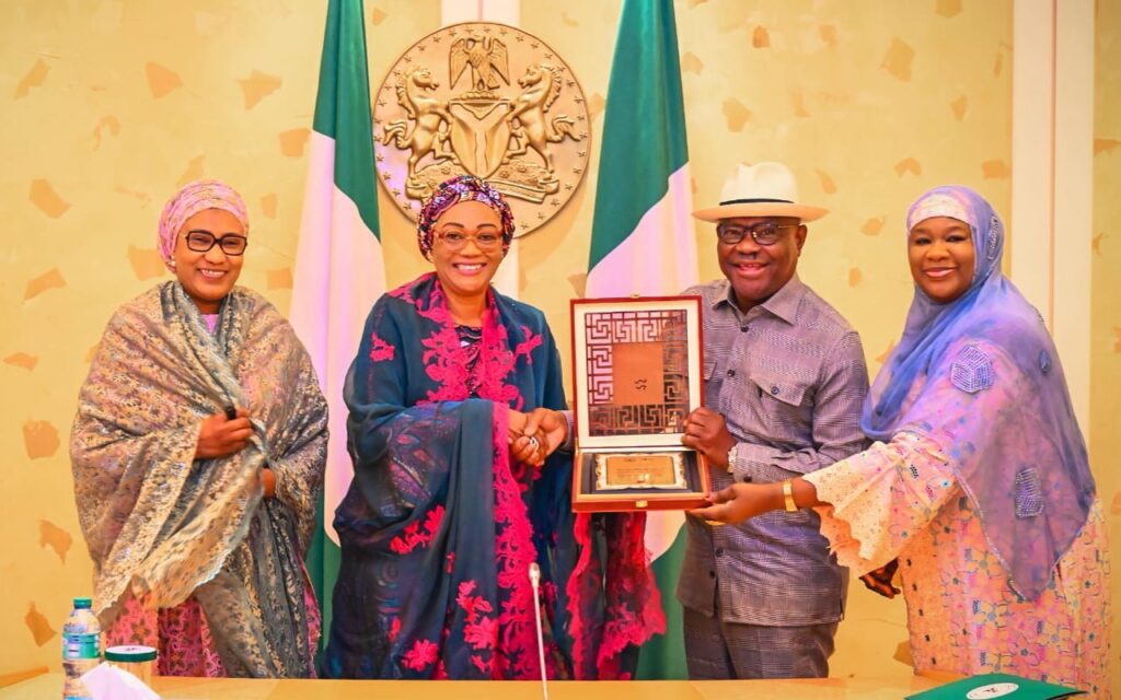 City Gate transformation: Remi Tinubu hails Wike, urges states to involve youths in environmental protection